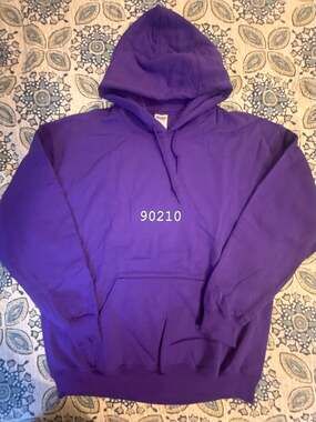 Travis Scott 90210 Rodeo Tour Purple Floral Hoodie